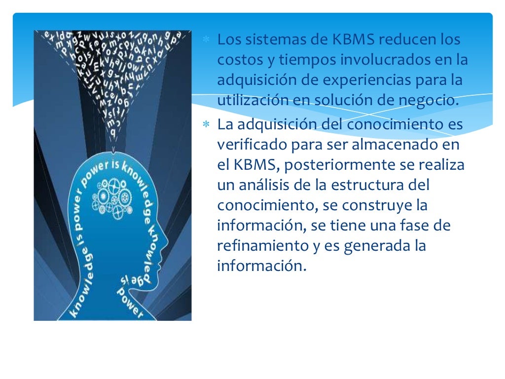 Los sistemas de administración del conocimiento Los sistemas de administración del conocimiento