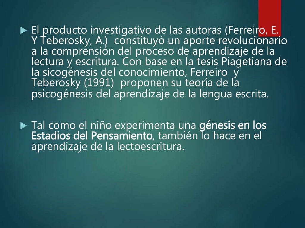 Emilia Ferreiro - Los sistemas de escritura en el desarrollo del niño