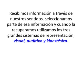 Los Sistemas De Representacion Visual Psicologia