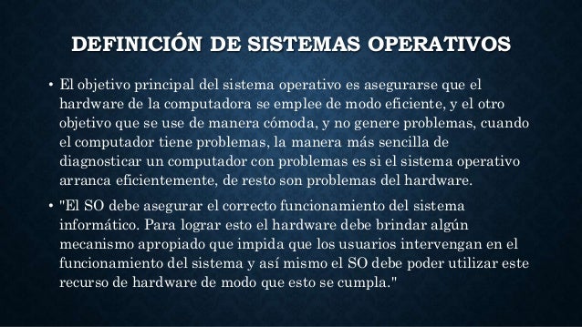Los sistemas operativos mas conocidos