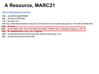 Lossless MARC Mapping | PPT