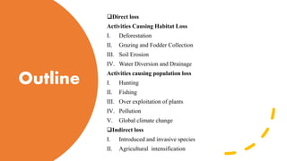 Loss of biodiversity | PDF