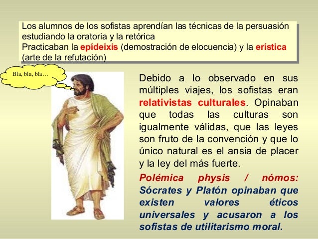 Los sofistas y socrates