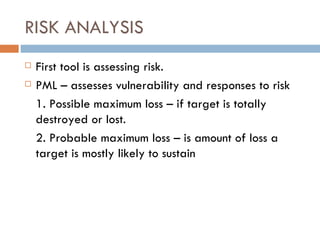 Pml Risk Estimate Algorithm Loss Prevention Presentation | PPT