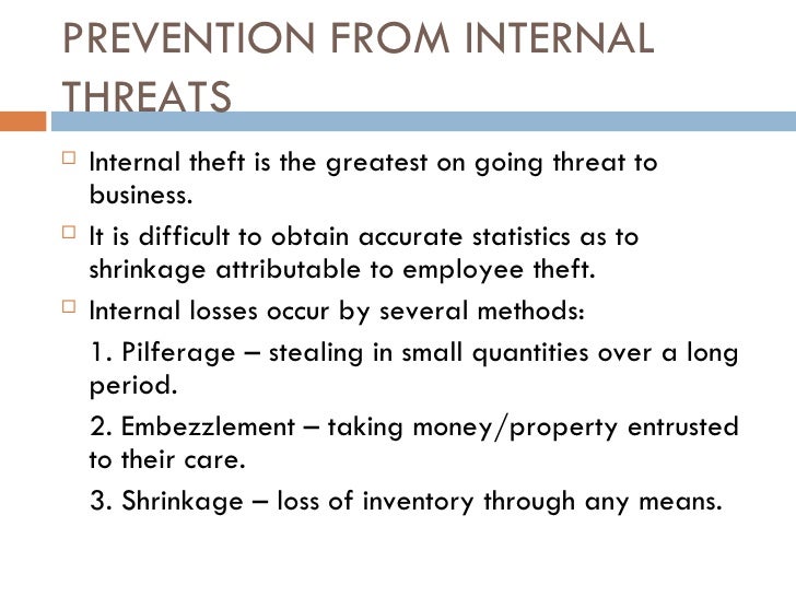loss prevention policy template