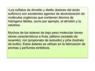 Los ésteres diapositivas | PPTX
