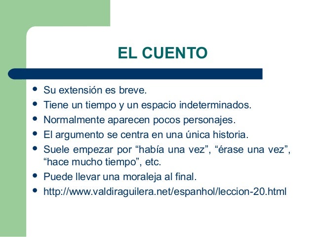 Los subgéneros narrativos