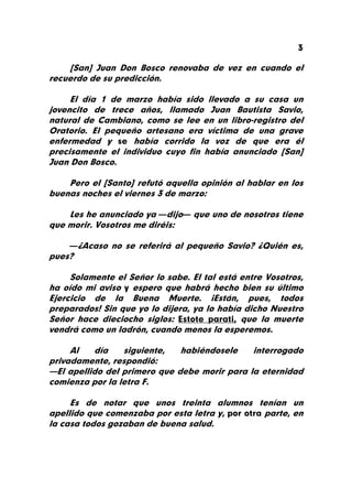 Los sueños de san juan bosco parte ii°