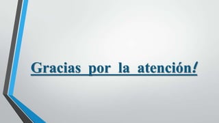 Gracias por la atención!
 