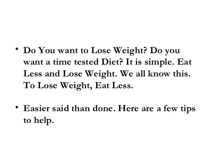 Anorexia Diets Tips