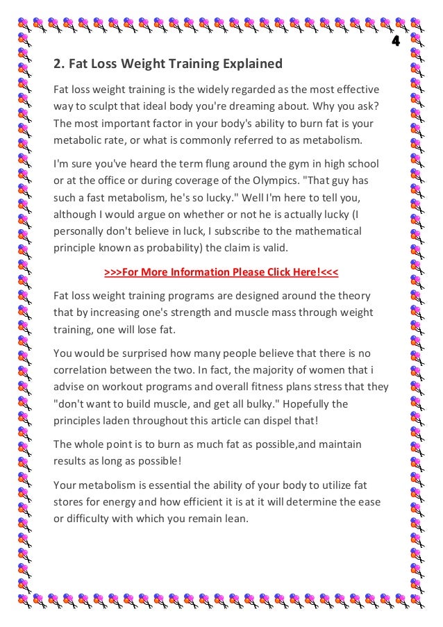 ways to lose weight