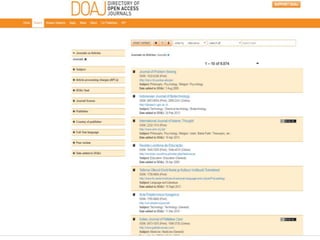 Directory of Open Access Journals
Seite 23
 