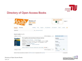 Seite 24
Directory of Open Access Books
Directory of Open Access Books
 