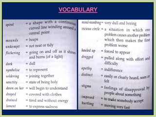 VOCABULARY
 