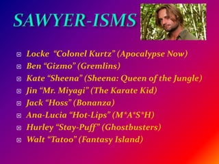 Alex, I'll Take Lost for $1,000The Trivia of LostThe show makes extremely subtle references and connections to pop culture to maintain strict parameters around fandom.For Example - this was the name of the book that was being discussed in Julia’s book club in the season three premiere episode?