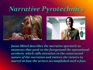 Flashback: Moonlighting/AngelMoonlighting (1985-1989) and Angel (2001-2004) are two historic examples of shows that engaged in narrative pyrotechnics.