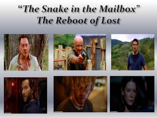 Through The Looking GlassOn May 23, 2007,  ABC aired the third season finale of Lost entitled the critically adored and audience favorite episode entitled “Through the Looking Glass.”The exhilarating episode contained the death of a major character, the mysterious re-appearance of Walt, a hope of a rescue, and a sensational twist that presented a new presentation of the show’s narrative.Executive producers Damon Lindelof and Carlton Cuse called the twist “the snake in the mailbox.”