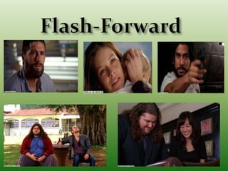 SEASON 4: THE OCEANIC SIXThe fourth season of Lost premiered in the top ten and the viewer response to the episodes was exhilarating.  The use of flash-forwards and the mystery of the “Oceanic  Six” offered incredible jaw-dropping revelations such as:      --------- is now a killer who is working for -----.     Kate is living with -------- which means that      ------- could be dead.        Hurley is residing  in     -   ---------   ------------.        Tragically, the audience learned that --------- died. (or did he/she?)