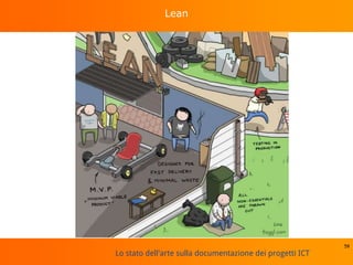 Lo stato dell'arte sulla documentazione dei progetti ICT
Lean
59
 