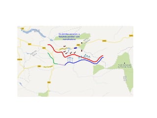Os alemães cercaram o
“Batalhão perdido” com
metralhadoras
 