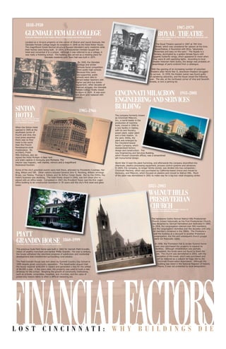 Lost Cincinnati Poster Series