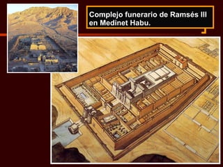 Complejo funerario de Ramsés III en Medinet Habu. 