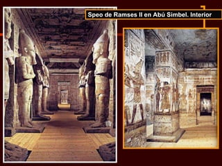 Speo de Ramses II en Abú Simbel. Interior 
