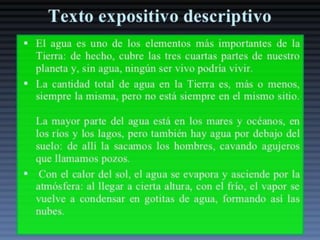 Los textos expositivos