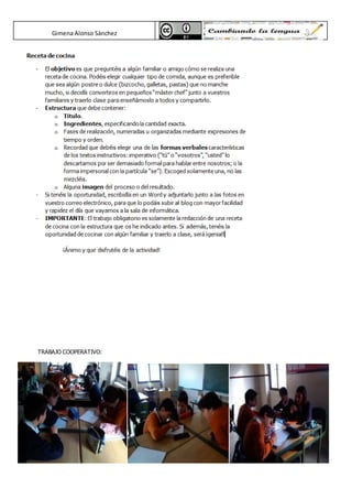 Gimena Alonso Sánchez
TRABAJO COOPERATIVO:
 