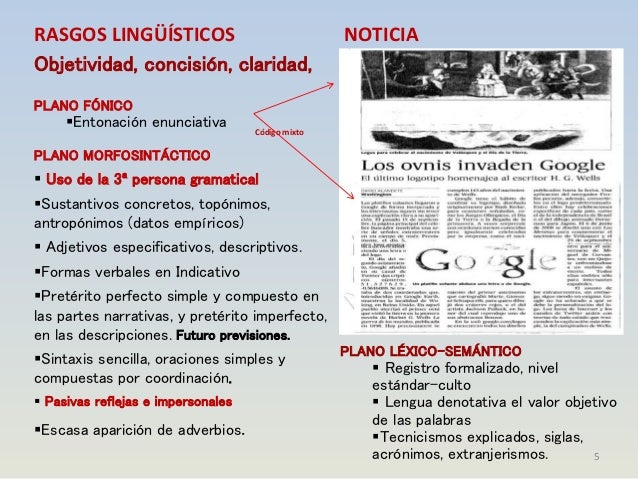 Los textos periodísticos