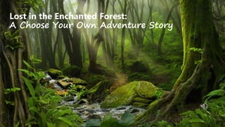 Lost in the Enchanted Forest:
A Choose Your Own Adventure Story
 