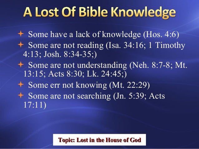 Lost In The House Of God By Evang Effiong Tom