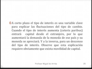 Los tipos de cambio y el mercado de divisas | PPTX