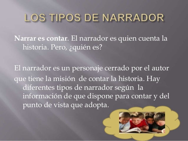 Los tipos de narrador.ppt