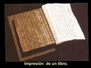 Impresión de un libro.
 
