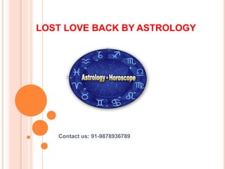 LOST LOVE BACK BY ASTROLOGY
Contact us: 91-9878936789
 