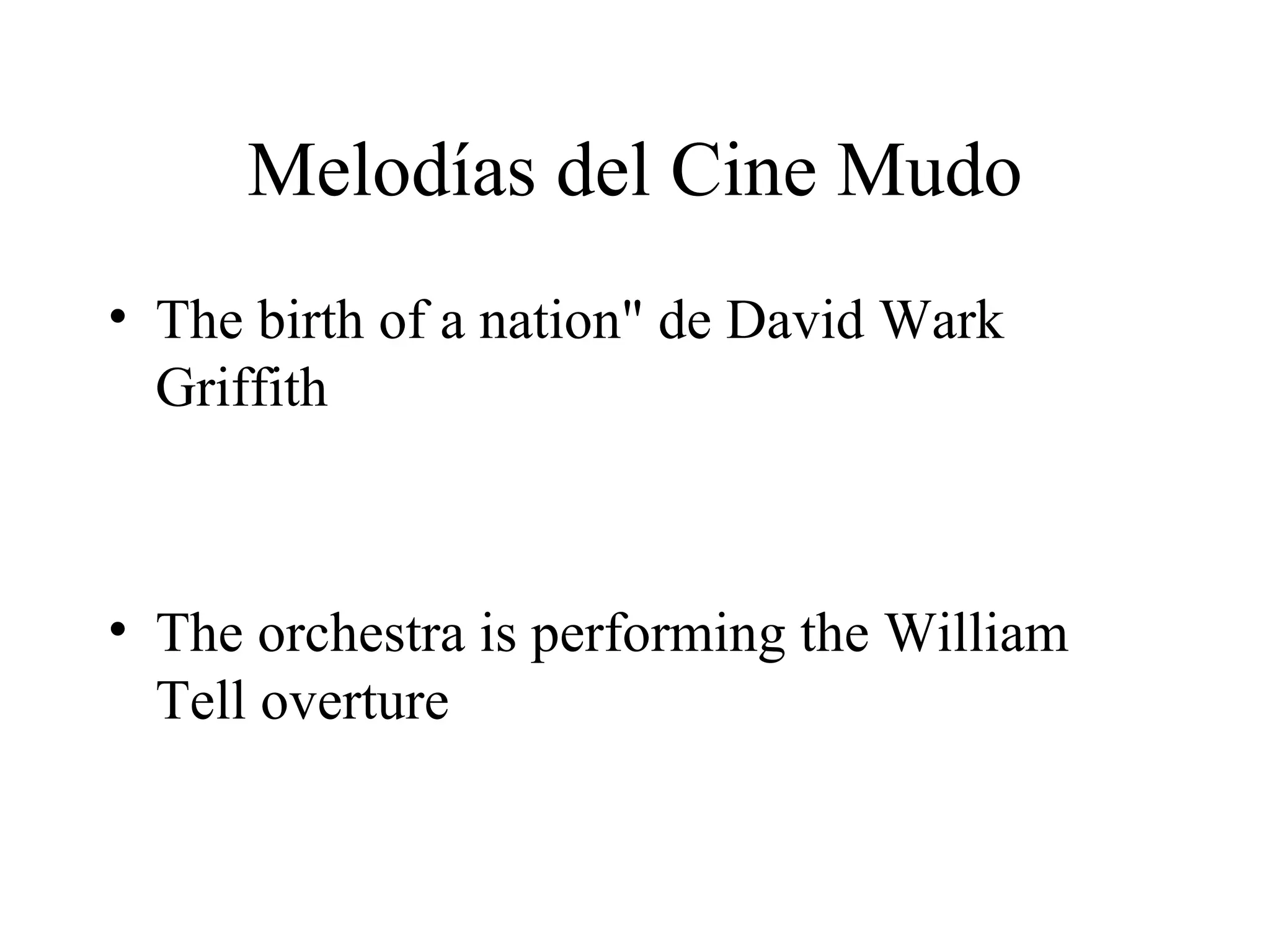 Los tópicos del cine mudo | PPT