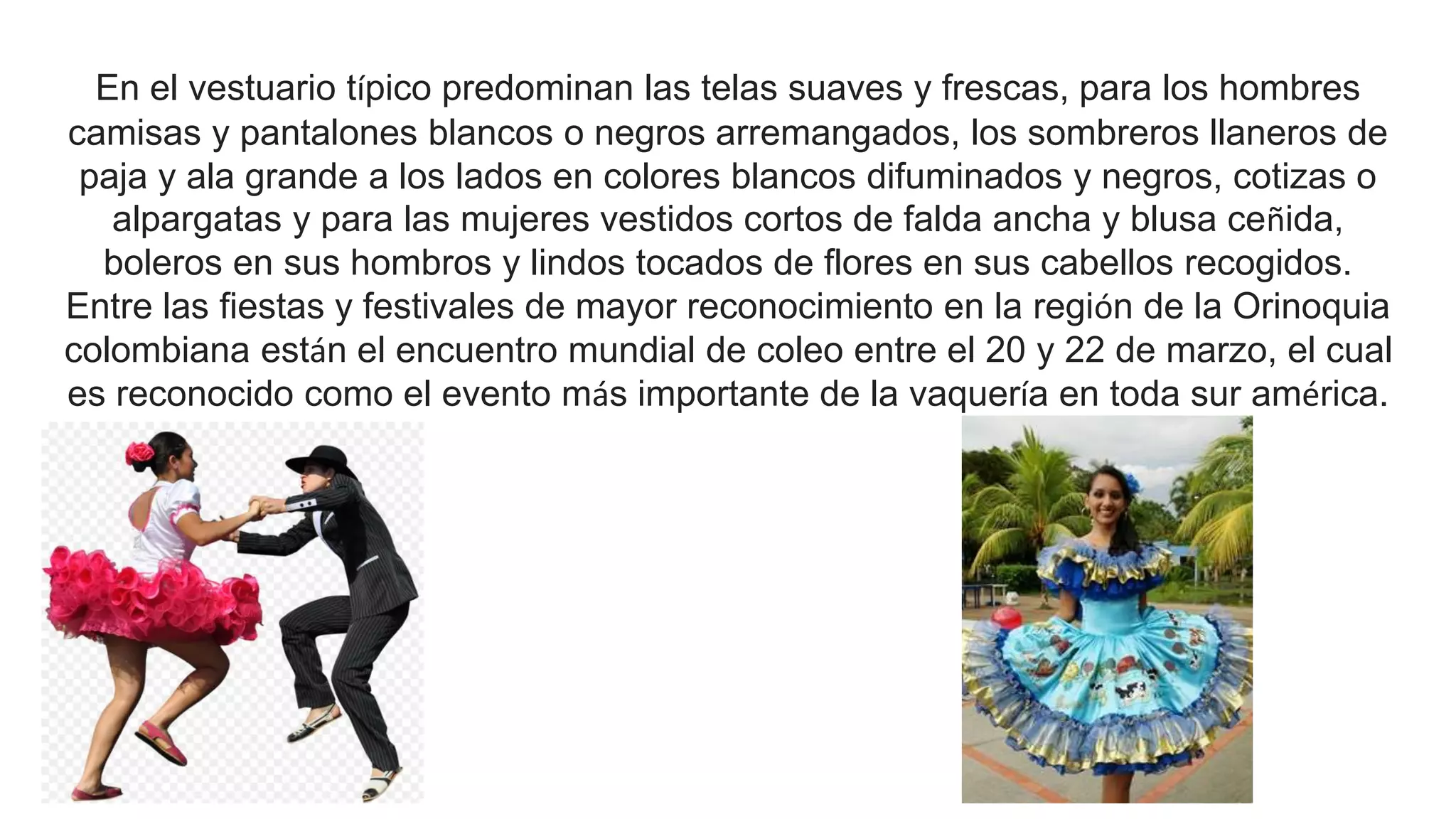 instrumentos,trajes y culturas de la región Orinoquia PPT