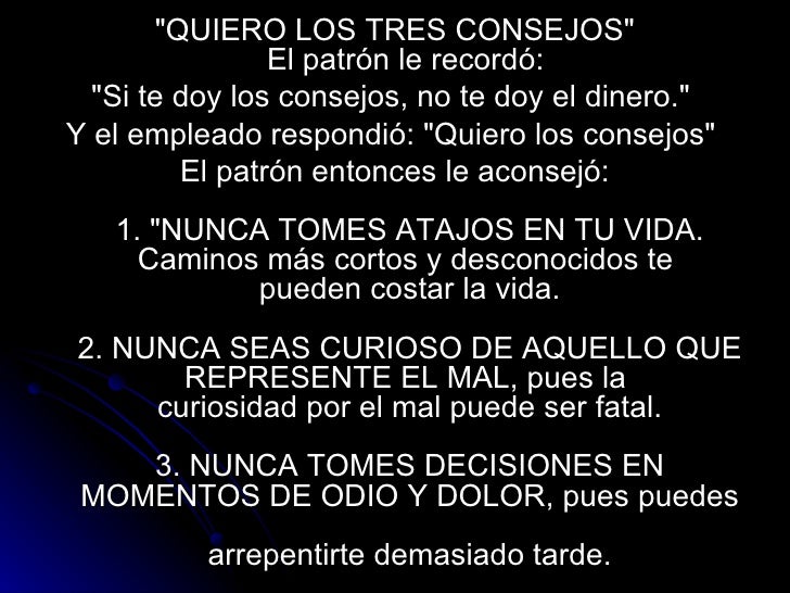 Los Tres Consejos