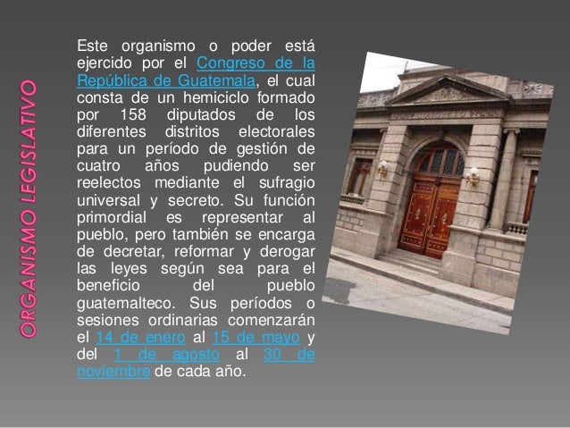 Los tres poderes del estado