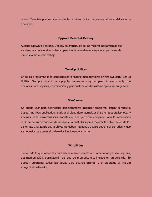 Los tres tipos de mantenimiento