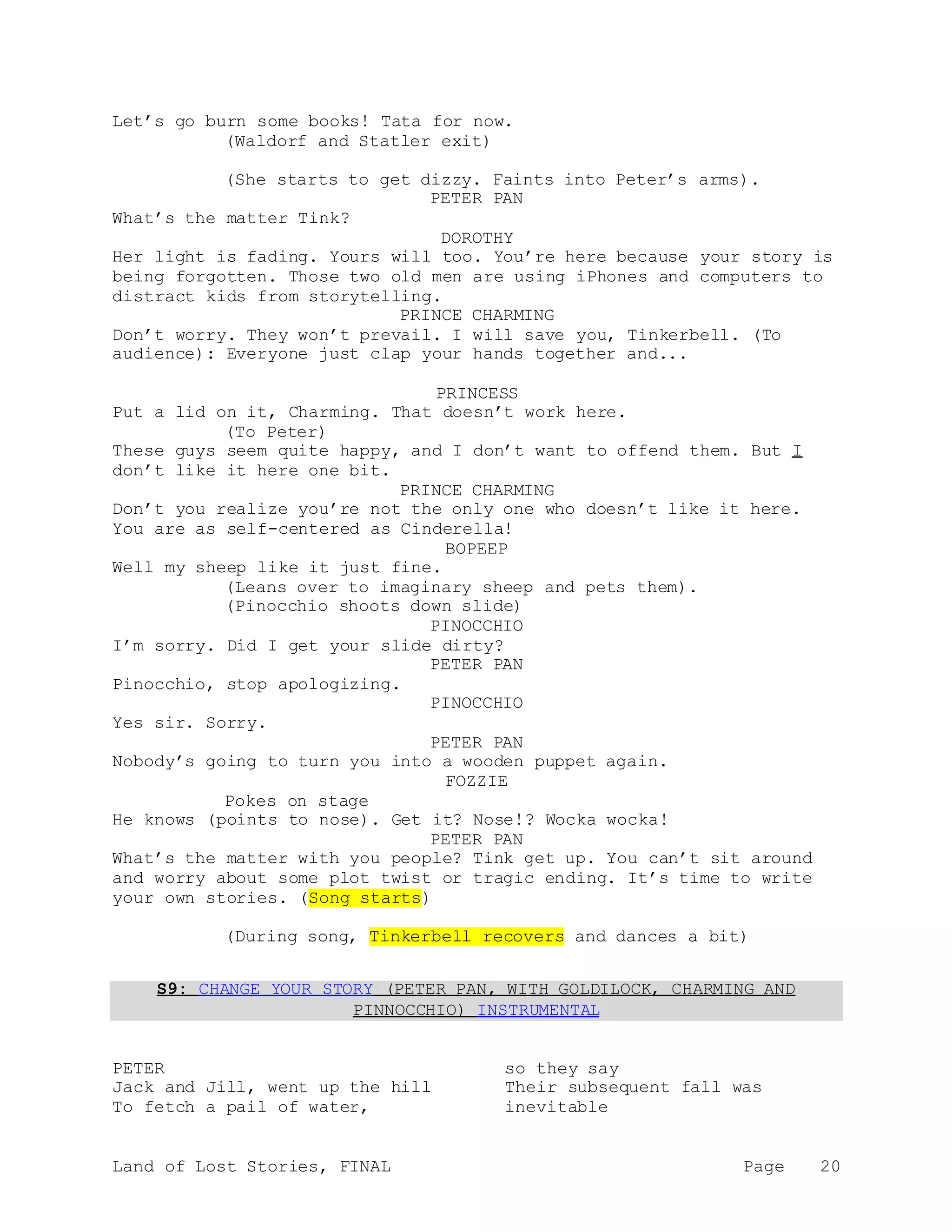 Free Middleschool Play Script (Land of Lost Stories) | DOCX