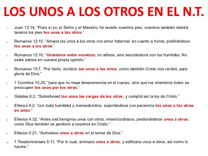 Los unos a los otros Los unos a los otros