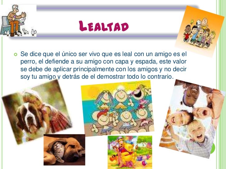 Los valores