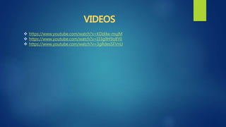  https://www.youtube.com/watch?v=KDdilw-mujM
 https://www.youtube.com/watch?v=I33g9H9o8Y0
 https://www.youtube.com/watch?v=3gRdesSFVnU
 