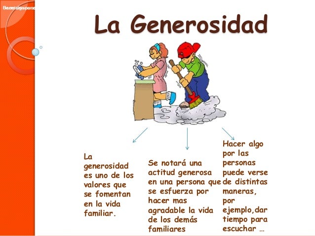 Los valores de la familia