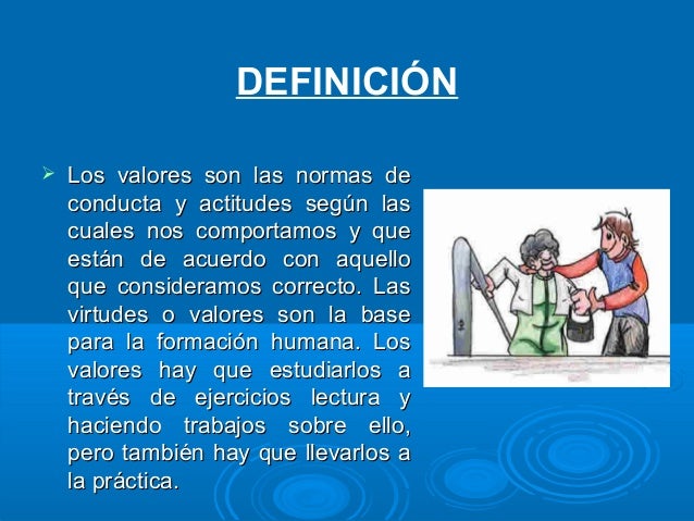 Los valores morales