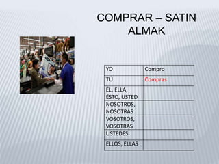 Los verbos (Presente simple del español - Geniş zaman) | PPTX