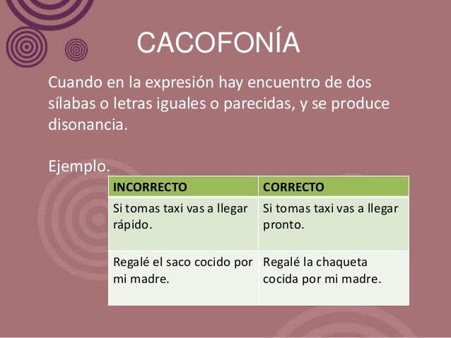 vicios de lenguaje