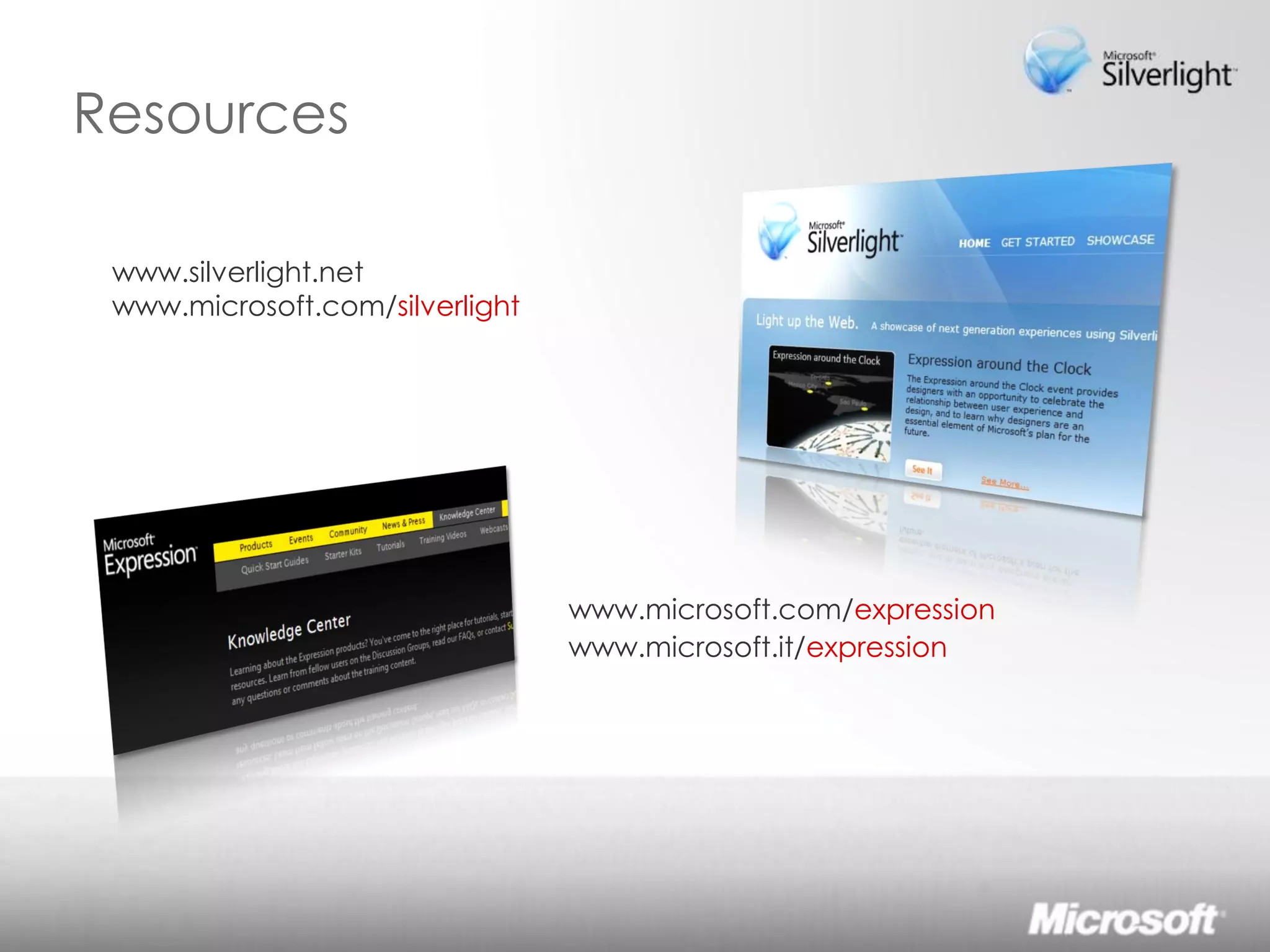 Lo sviluppo di Rich Interactive Applications Silverlight ed Expression Studio 2